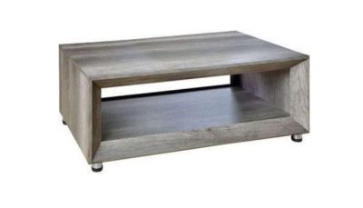 coffee table light grey real wood look
